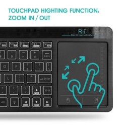 Multimdeia RGB Backlit Keyboard With Touchpad