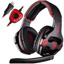 Gaming Headset USB Professional Computer E-sports Headset with Microphone