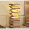 Creative solid wood table lamp