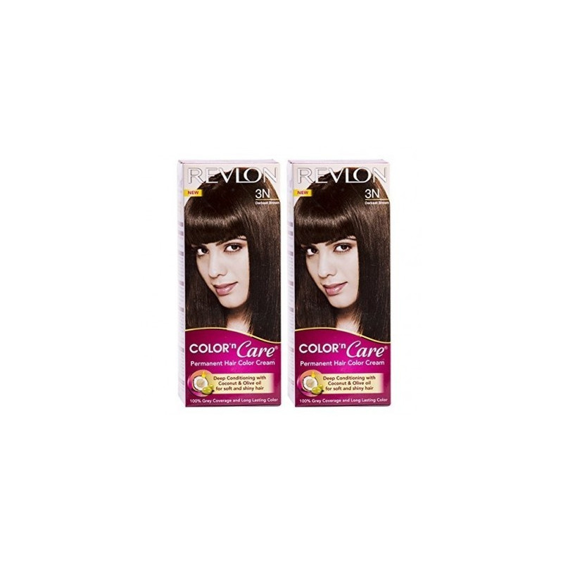 Revlon Combo Of Color N Care Hair Color - Darkest Brown 3N