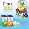 Yutika naturals complete protection lemon handwash 100% natural extract liquid soap pump 200ml pack of 2