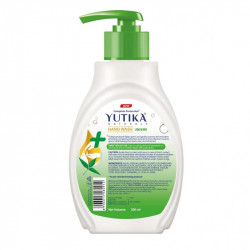 Yutika naturals complete protection neem handwash 100% natural extract liquid soap pump 200ml pack of 2