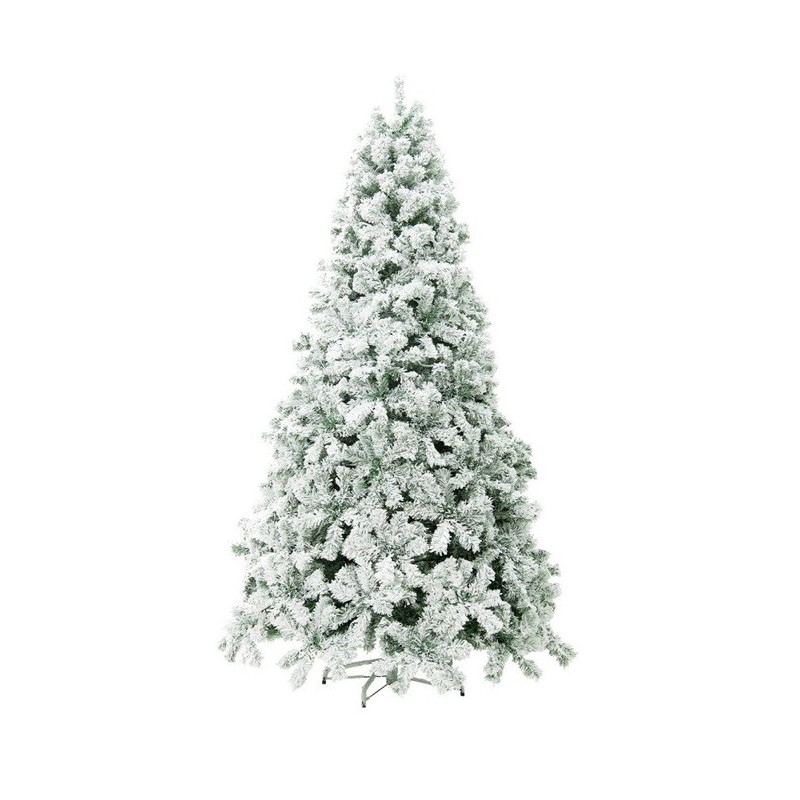Christmas Tree PVC Artificial Snow Christmas Tree Mall Window Decoration Tree –white 230CM