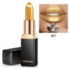 Shiny Metallic Lipstick Pearlescent Color Temperature Change Lipstick Gilt