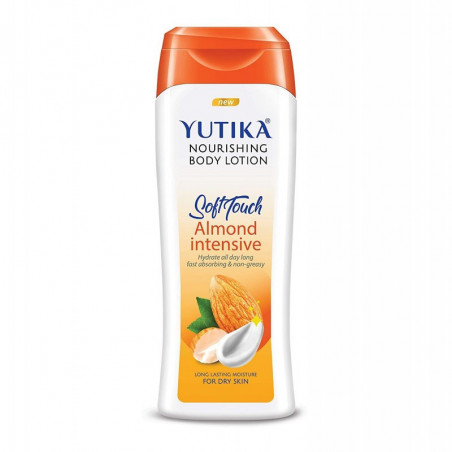Yutika nourishing body lotion soft touch almond intensive 300ml