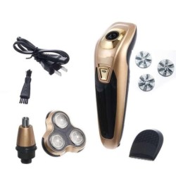 Three-cutter electric shaver