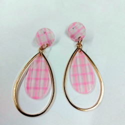 Drop shaped earrings indowestern style for girls nd women