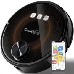 Geek Smart L8 Robot Vacuum Cleaner And Mop, LDS Navigation, Wi-Fi Connected APP,
