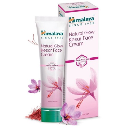 Himalaya natural glow face cream with kesar and alfalfa & vit complex 25 g
