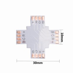 RGB L-shaped T-shaped Cross 10mm 4P Corner Connecting Plate
