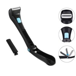 Back Electric Shaver With Foldable Long Handle