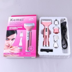 Portable 4in1 Multi-Functional Lady Women Rechargeable Nose Device Armpit Razor