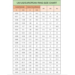 Ring Size Chart/UK/US/EUROPEAN,International Ring Size Chart,Measure ring size