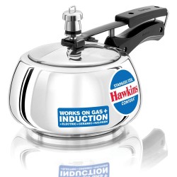 Hawkins 2 Litre Contura Pressure Cooker, Stainless Steel