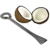Iron Rod Material Coconut Slicer, Breaker, Opener Kit (Steel, Pack of 1)