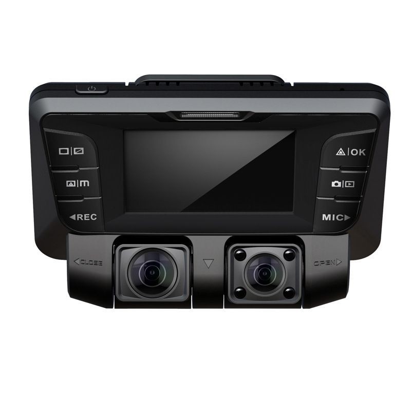Car Driving Recorder HD Night Vision Dual-Lens Panoramic View Driving Recorder