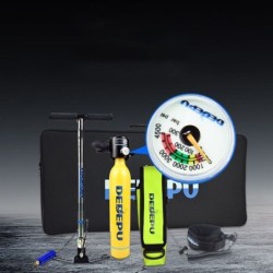 Scuba Respirator Portable 05L Oxygen Cylinder Water Sports Snorkeling Set