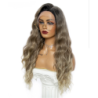 Golden Big Wave Long Chemical Fiber Lace Wig Female Headgear