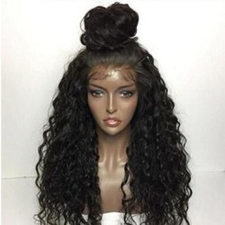 Long Curly Hair Wig Set: European and American Fashion with Lace Details