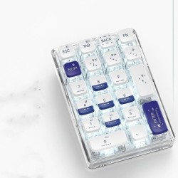 Fashionable Wireless Three-mode Transparent Numeric Keypad
