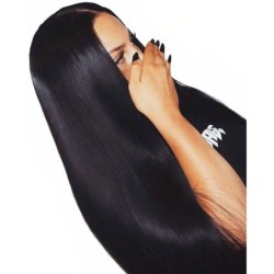 Front Lace Wigs Women High Quality Large Straight Hair