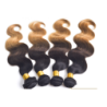 Europe And The United States Sell Three Color Gradient Real Wig Curtain Weft