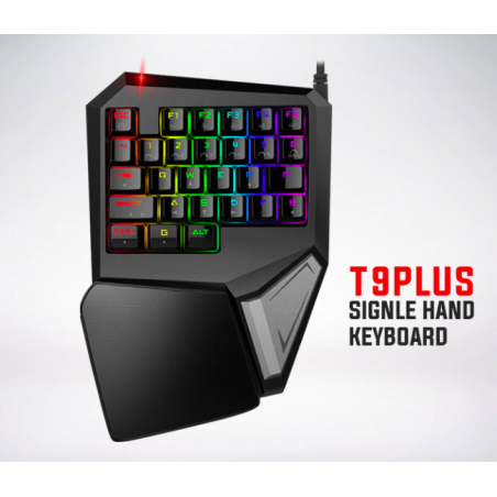 T9PLUS Single-handed Gaming keyboard 29 Buttons Mechanical Mini keypad
