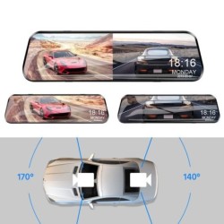 HD Rearview Mirror For Media Driving Recorder