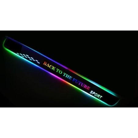 Led Moving Door Scuff Step Light Door Sill Welcome Plate For Hyundai Accent