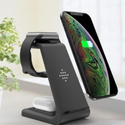 3 In 1 Fast Charging Station Wireless Charger Stand Wireless Quick Charge Dock