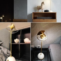 Light Luxury Creative Glass Lampshade Dimmable