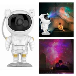 Creative Astronaut Galaxy Starry Sky Projector Nightlight USB Atmospher Bedroom