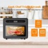 Geek Chef Steam Air Fryer Toast Oven Combo , 26 QT Steam Convection Oven Counter