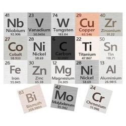 Metal Element Cube  High Purity, Periodic Table Of Elements Collection Element