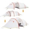 Static Nebula Layer  Light 3 Person Tunnel Tent Outdoor Mountaineering Camping