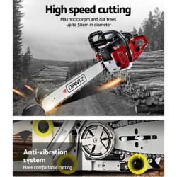 Gasoline Commercial Tree Pruning Chain Saw