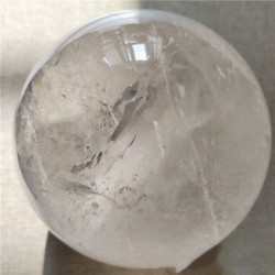 Natural White Crystal Ball Decoration