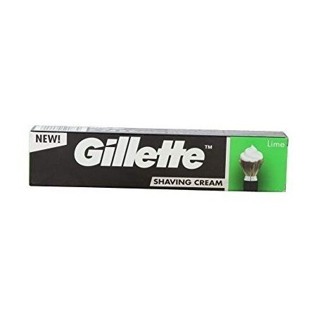 Gillette Shaving Cream Lime 70 Gm Tube - Pack of 2