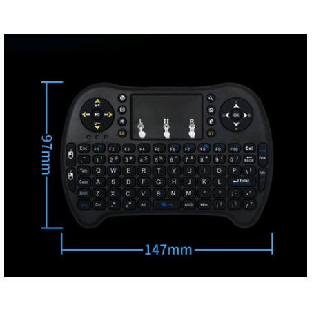 Private Mode I8 Flying Squirrel Smart Touch Game USB2.4G Full Keyboard TV Brain