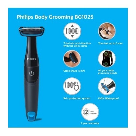 Philips Bg1024/16 Showerproof Body Groomer For Men