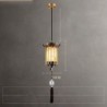 New Chinese Zen Bedroom Bedside Lamp Hanging Wire
