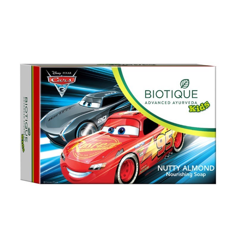 Biotique Disney Cars Bio Nutty Almond Nourishing Soap (75Gm)