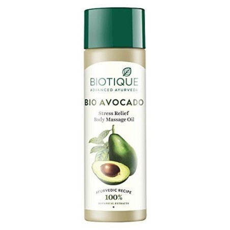 Biotique Bio Cado Avocado Stress Relief Body Massage Oil – 200Ml
