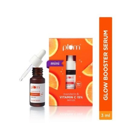 Plum Plum 15% Vitamin C Face Serum With Mandarin - 3Ml By Kindlife.In