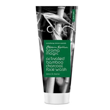 Aroma Magic Activated Bamboo Charcoal Face Wash 100Ml