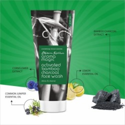 Aroma Magic Activated Bamboo Charcoal Face Wash 100Ml