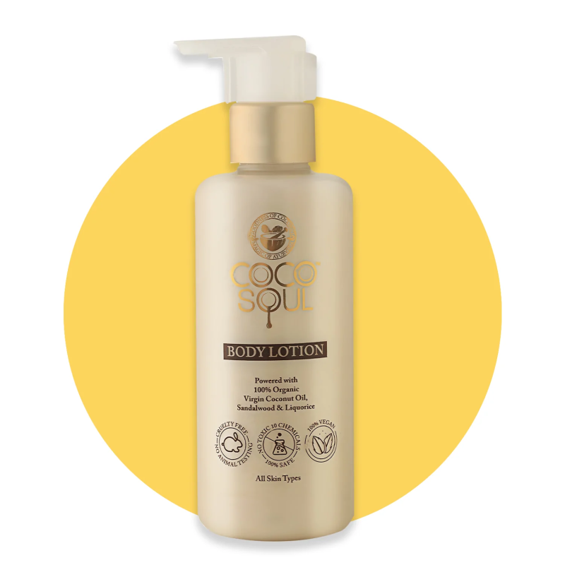 Coco Soul Body Lotion  With Coconut, Sandalwood & Ayurveda  (200Ml)