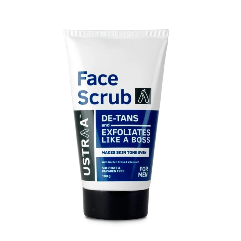 Ustraa Face Scrub For De-Tan - 100G
