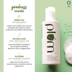 Plum Green Tea Alcohol Free Toner  For Oily, Acne Prone Skin  Shrinks & Tightens Pores  100% Vegan  200Ml