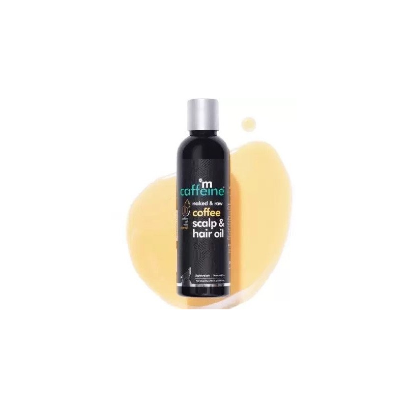Mcaffeine Naked & Raw Coffee Scalp & Hair Oil For Hair Growth With Redensyl & Argan Oil